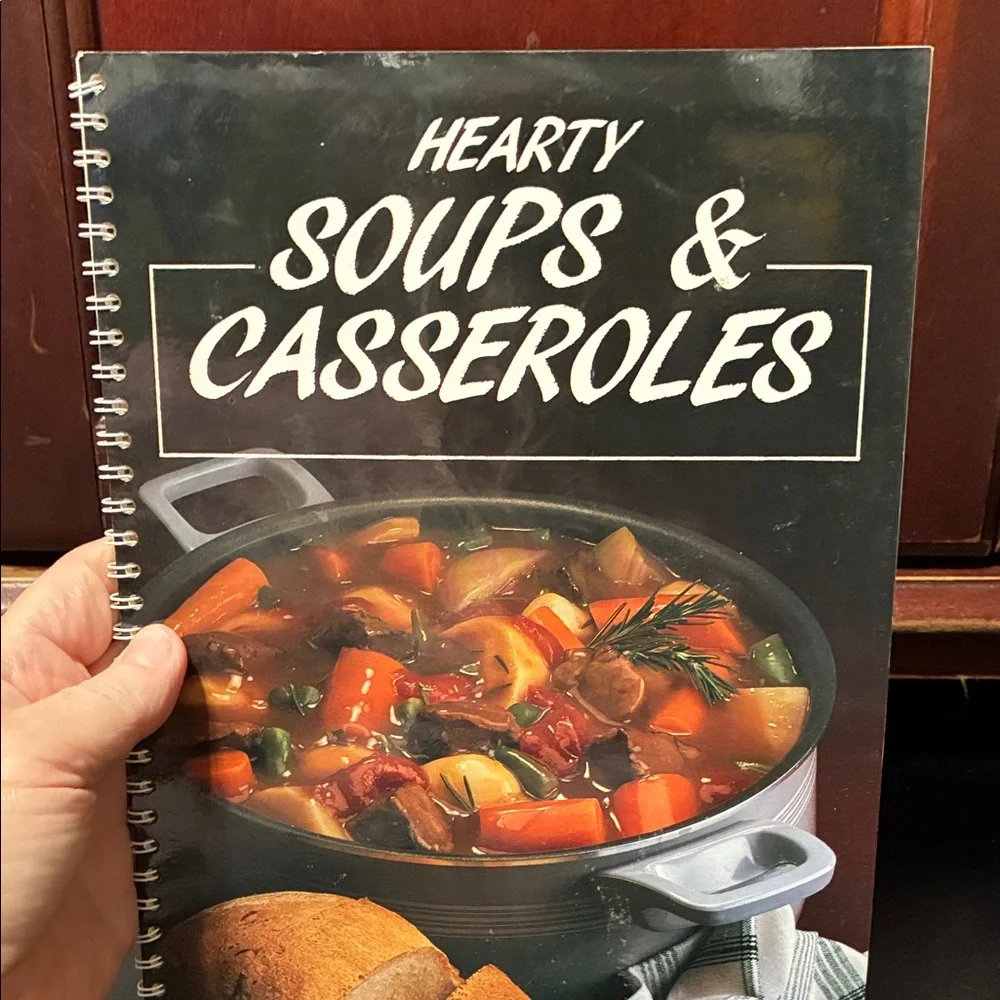 Vintage set of three spiral bound cookbooks